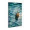 Stupell Industries Turtle Along Rippling Sand Canvas Wall Art Design by Max Blakesberg Studios